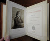 Goethe Female Characters 1880's lovely leather book w/ 22 albumen photographs