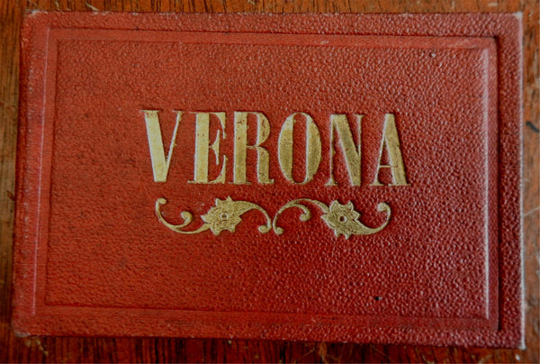 Verona Italy Italia c. 1879 small tourist pocket souvenir photo album view book