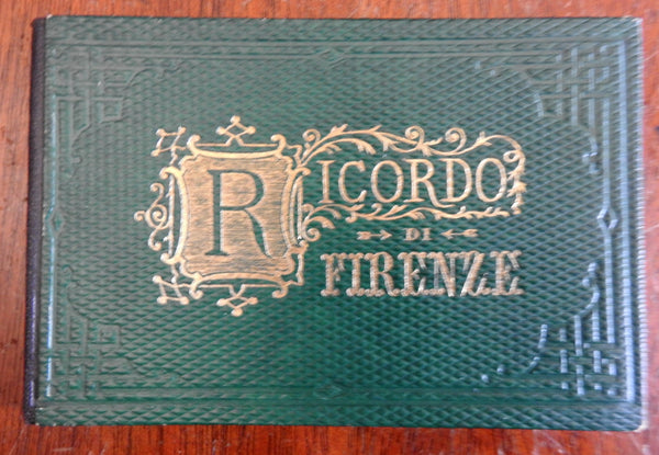 Florence Italy Firenze Italia c. 1870-9 tourist souvenir photo view book album