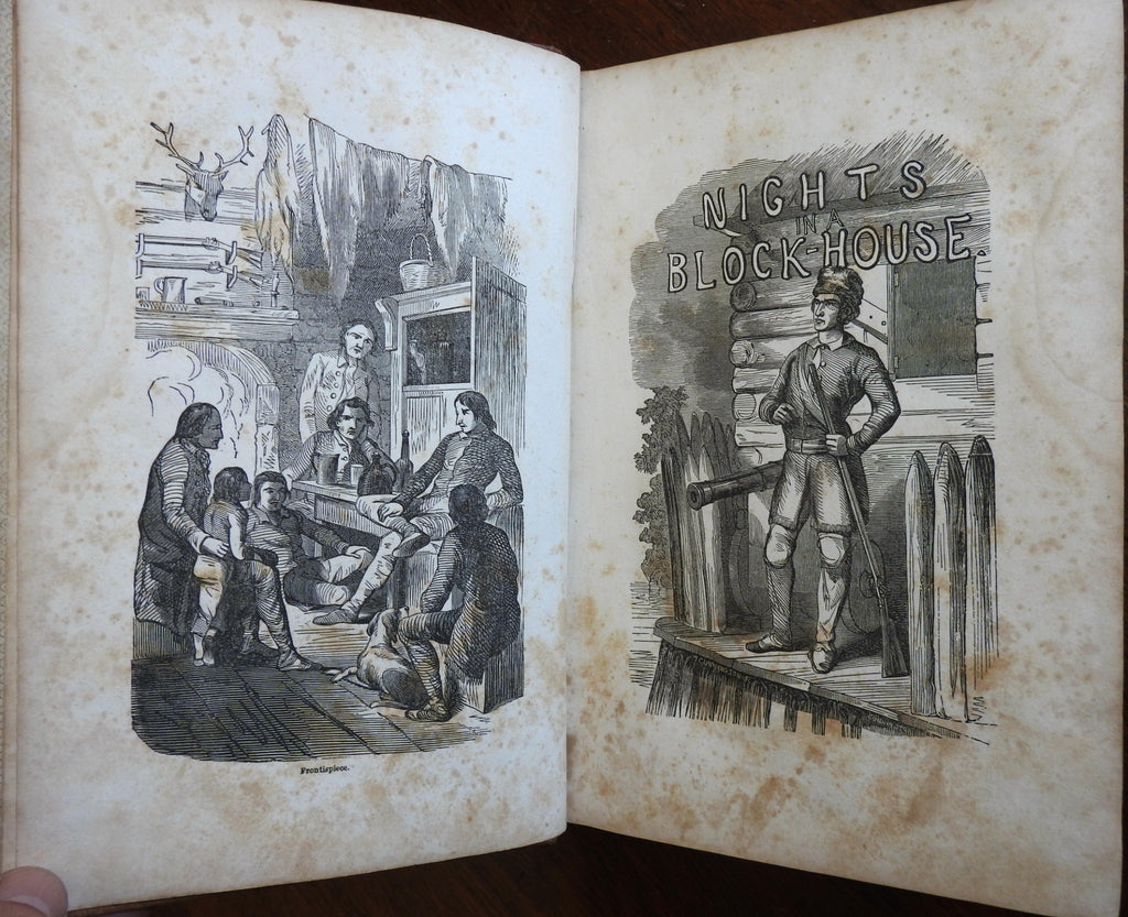 American Indians Western America 1853 Henry Watson Border Life Hunters D. Boone