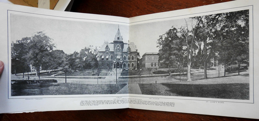 Springfield Massachusetts Souvenir c. 1890's illustrated souvenir album