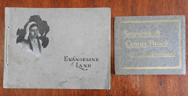 Canadian Evangeline Land & Corner Brook Newfoundland 1890-1935 souvenir albums