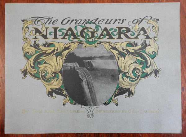 Niagara Falls NY views by Pen & Picture c. 1900 illustrated souvenir album