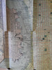 Philadelphia Pennsylvania 1916 detailed city plan w/ elevated subway electric