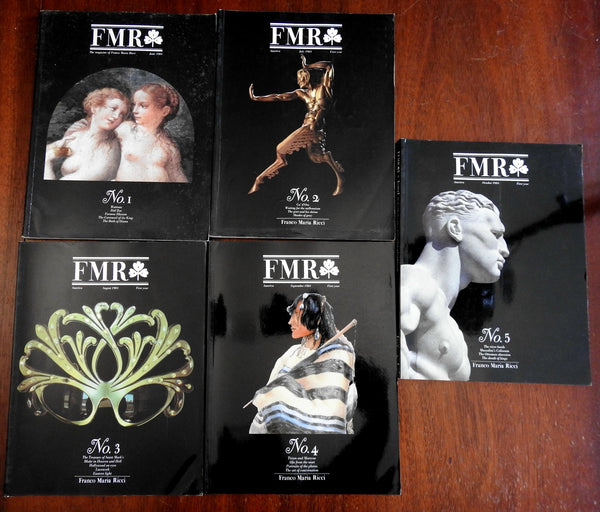 FMR Magazine issues 1-5 Franco Maria Ricci 1984 luxury books European Arts