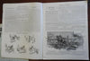 Deering's Farm Journal 3 issue Lot 1890 illustrated period advertising Americana