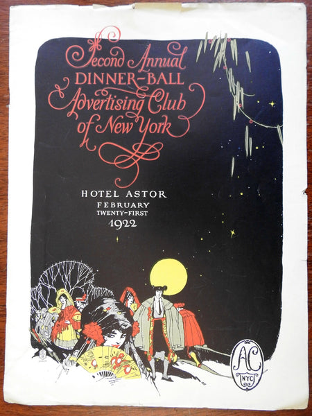 Advertising Club of New York Spanish Evening 1922 souvenir program musical score