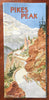 Pike's Peak Colorado c. 1920's folding brochure Travel & Tourism advertising