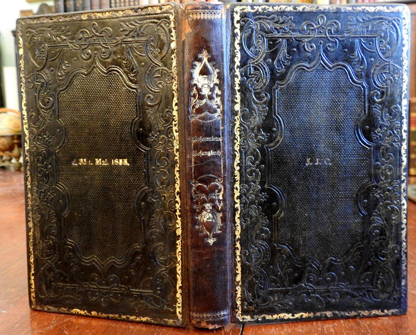 Prussian Song Book Evangelical Reformed Church 1831 lovely rare leather book