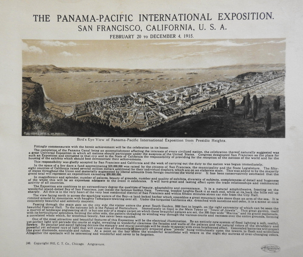 Panama Pacific International Exposition 1915 illustrated souvenir album