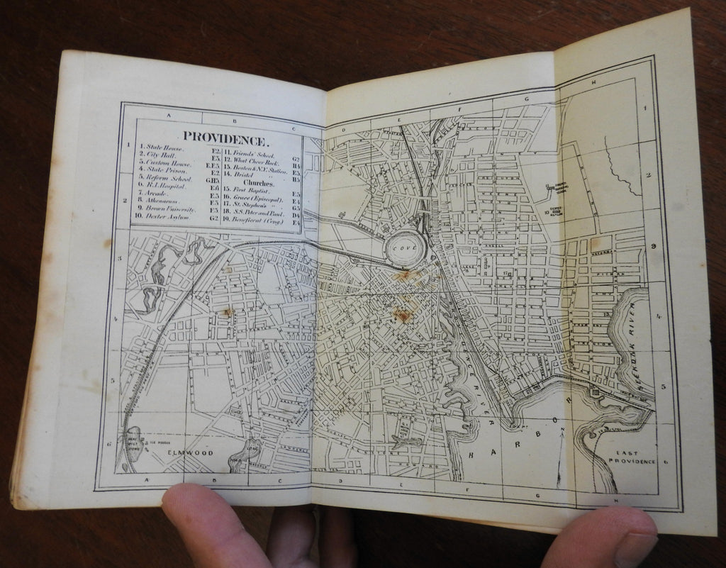 Osgood's New England Travel Guide 1874 Americana tourist book 17 maps city plans