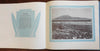 RR trip 1944 San Francisco to Salt Lake City great souvenir album w/ cartoon map