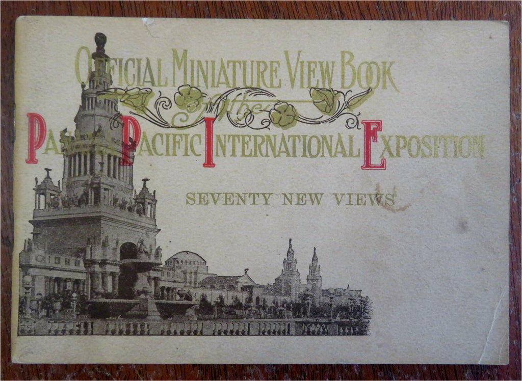 Panama Pacific International Exposition 1915 official view book souvenir album