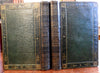 Letters of Junius British Politics 1805 w/ 21 aquatint portraits 2v leather set