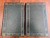 Letters of Junius British Politics 1805 w/ 21 aquatint portraits 2v leather set