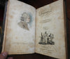 Letters of Junius British Politics 1805 w/ 21 aquatint portraits 2v leather set