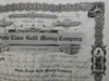 Santa Claus Gold Mining Co. Stock Certificate 1907 Goldfield Nevada Territory CA