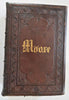 Poetical Works of Thomas Moore c 1850 illustrated poetry collection leather book