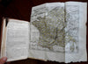 Napoleonic World Geography 1806 celestial design gilt spine 8 maps splendid book