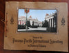 Panama-Pacific International Exposition 1915 rare colored plates souvenir album