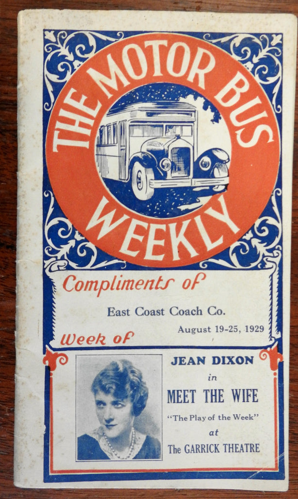 Motor Bus Weekly August 1925 rare Philadelphia illustrated user periodical w ads