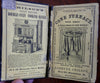 Boston Almanac Mass. 1861 city map rare book advertising business directory