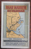 Marken-Volendam Holland Steamboat Service c.1900 color Advertising promo w/ map
