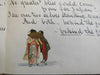Love Poem hand made Valentine c.1890(?) written w/ cut out illustrations art