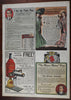 Art Nouveau 1905 Boston Sunday Post Supplemental Beautiful color litho art cover