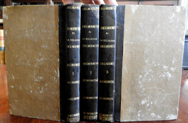The Development of Religion 1826 Benjamin Constant 3 Volume Set old books