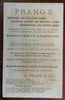 L. Prang & Co. Boston Publisher's 1878 chromo-lithographed trade card printers