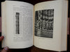 Ile de France Cathedrals & Cloisters 1910 Rose fine 2 vol. pictorial leather set