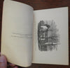 James River Tourist Virginia 1881 rare Illustrated  boat Guide w/ folding map
