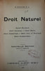 Natural Rights Auguste Castelein Droit Naturel Law 1912 Belgian 2 v. leather set