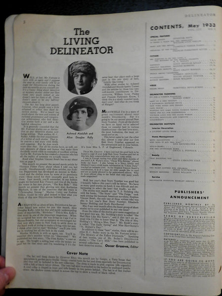 Delineator 1933 great Art Deco style fashion culture magazine
