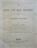 United States Naval & Mail Steamers 1853 Stuart US Navy illustrated plate book