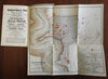 Rothenburg Bavaria German Empire c. 1905 illustrated travel guide w/ large map