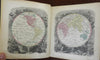 American Atlas 1860 Morse & Gaston complete Diamond w/ many early state maps