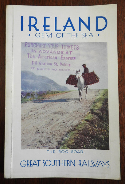 Touring Ireland Great Southern Railways 1936 illustrated travel guide