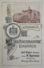 Der Rautenkranz Germany Travel Eisenach Thuringia 1908 rare pictorial guide book