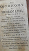 Economy of Human Life 1791 Keene NH Dodsley moral precepts life advice rare book
