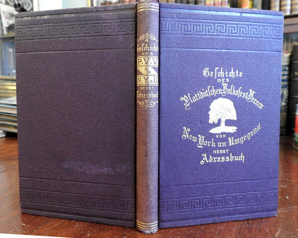 Germany Emigrants New York Society President Portraits 1892 Meyborg rare book