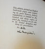 Selected Poems John Masefield 1922 SIGNED limited edition #212 of 530 book