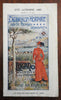 Lugano Switzerland Excursion Timetables 1907 splendid art nouveau booklet maps