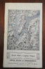 Lugano Switzerland Excursion Timetables 1907 splendid art nouveau booklet maps