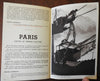 France tourist Art Deco c.1937 Interwar Years Tourist Booklet w/ small maps