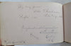 Vermont NH Mass. Autograph Album c. 1885-7 Mary Simmonds Stowe VT 100 signatures
