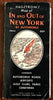 Hagstrom's Map of New York c. 1940-50's tourist's road map parks cemeteries