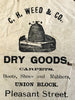 C.H. Weed & Co Claremont New Hampshire Dry Goods Store c. 1880 Advertising Sheet