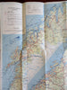 Scandinavia Tourist Denmark Norway Belgium Oslo Brussels 1950's Lot x 5 maps